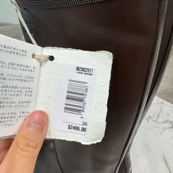 Brunello Cucinelli brown Leather Equestrian Riding Boots 36 - Picture 10 of 15